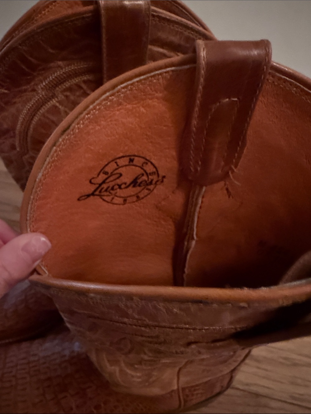 Lucchese Caiman Boots 10.5 D - Picture 3 of 6